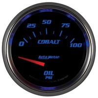 Autometer Cobalt 66.7mm 0-100 PSI Oil Pressure Gauge