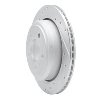 R1 Concepts R1 10-11 Ford Ranger (USA/Canada) Rear Left Drilled & Slotted Silver Brake Rotor