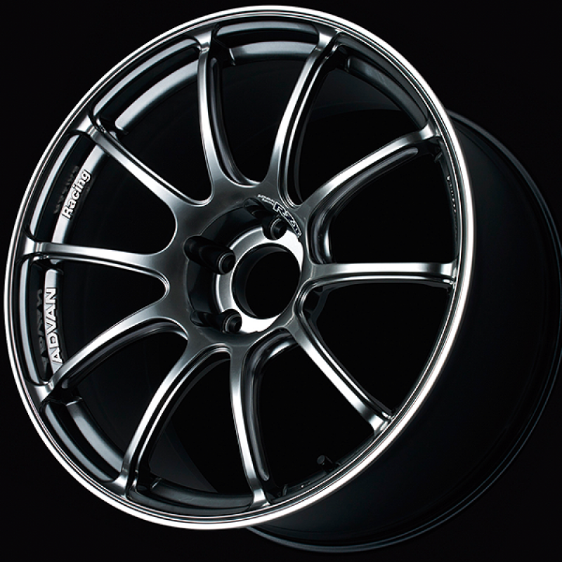 Advan RZII 15x6.0 / +38 Offset / 4x100 / 63mm Bore / Racing Hyper Black and Ring