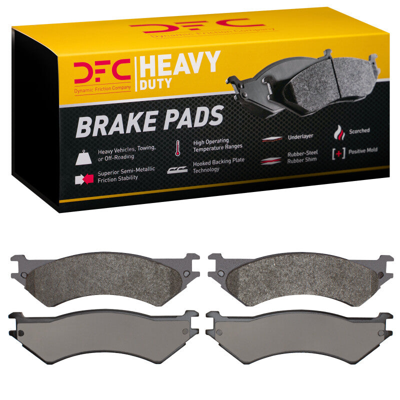 DFC 99-07 Ford E-350 Club Wagon Rear Heavy Duty Pads - Semi Metallic