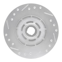 R1 Concepts R1 1979-1983 Mazda RX-7 Front Right Drilled & Slotted Silver Brake Rotor