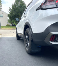 Rally Armor 23-26 Kia Sportage Black UR Mud Flap w/ Metallic Black Logo