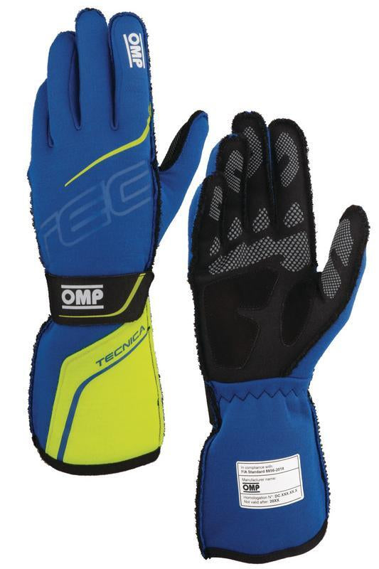 OMP TECNICA GLOVES FIA 8856-2018 WHITE / ANTHRACITE SZ S