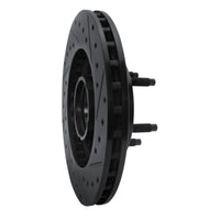 R1 Concepts R1 1995-1997 Ford Ranger (USA/Canada) Front Left Drilled & Slotted Black Brake Rotor