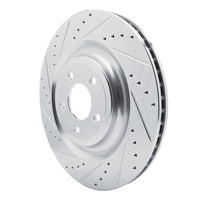 R1 Concepts R1 20-25 Ford Police Interceptor Utility Rear Left Drilled & Slotted Silver Brake Rotor