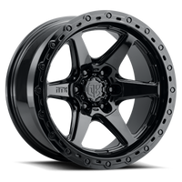 MTX Wheels MTX Spitfire 6 Gloss Black 17x9in / 6x135 BP / -12mm Offset / 87.1mm Bore