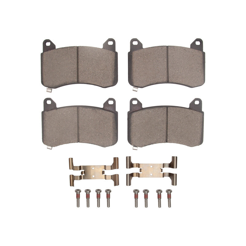 DFC 17-23 Tesla Model 3 Front 5000 Advanced Low Metallic Brake Pads and Hardware Kit
