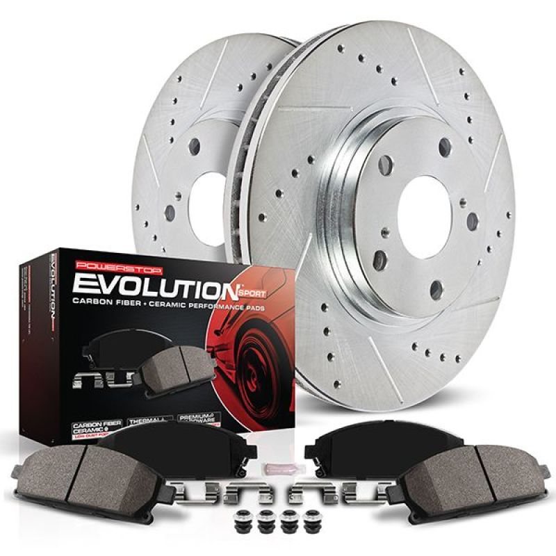PowerStop Power Stop 21-22 Ford Bronco Sport Rear Z23 Evolution Brake Kit