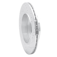 R1 Concepts R1 04-10 BMW 525i (Mexico) Rear Left Drilled & Slotted Silver Brake Rotor