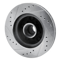 R1 Concepts R1 1978-1990 Buick Electra Front Right Drilled & Slotted Silver Brake Rotor