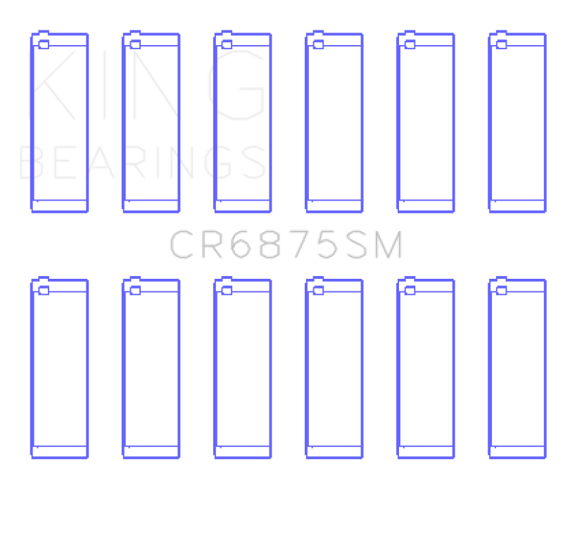 King Engine Bearings BMW N52 B25/B30 & N53 B25/B30 3.0L Connecting Rod Bearing Set - Size STD