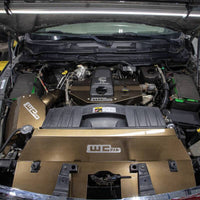 Wehrli 10-12 Cummins Fabricated Aluminum Radiator Cover - Deore Gold