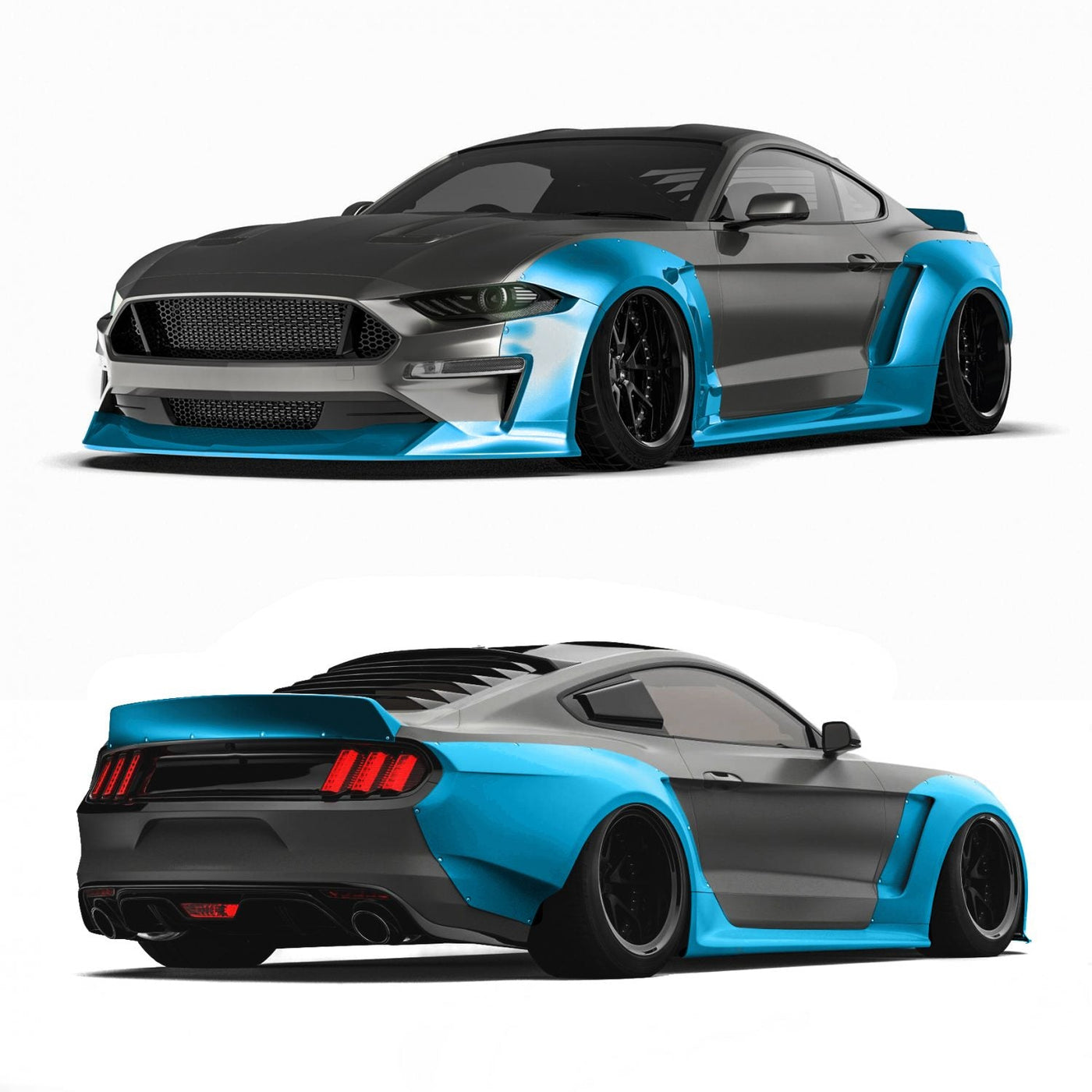 Clinched 2018 Ford Mustang Widebody Kit |
