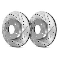 StopTech Select Sport 10-14 Dodge Challenger Drilled and Slotted Front Left Brake Rotor