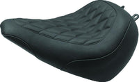 Mustang Motorcycle Mustang 18-21 Harley Street Bob Wide Tripper Passenger Seat Diamond Stitch - Black