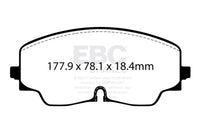 EBC Racing 20-24 Audi S3 RP-X Race Front Brake Pads