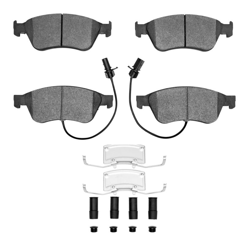 R1 Concepts R1 04-11 Volkswagen Phaeton Front Euro Ceramic Brake Pads and Hardware Kit