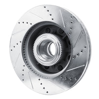 R1 Concepts R1 11-25 Ford F-250 2WD (Super Duty) Front Left Drilled & Slotted Silver Brake Rotor