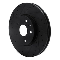 R1 Concepts R1 10-25 Buick Allure Front Left Drilled & Slotted Black Brake Rotor