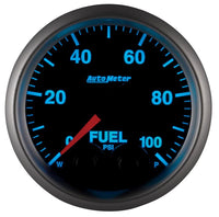 Autometer Elite 52mm 0-100 PSI Fuel Pressure Peak & Warn w/ Electronic Control Gauge
