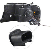 Raxiom 04-08 Ford F-150 Axial Series LED Projector Headlights- Black Housing (Clear Lens)