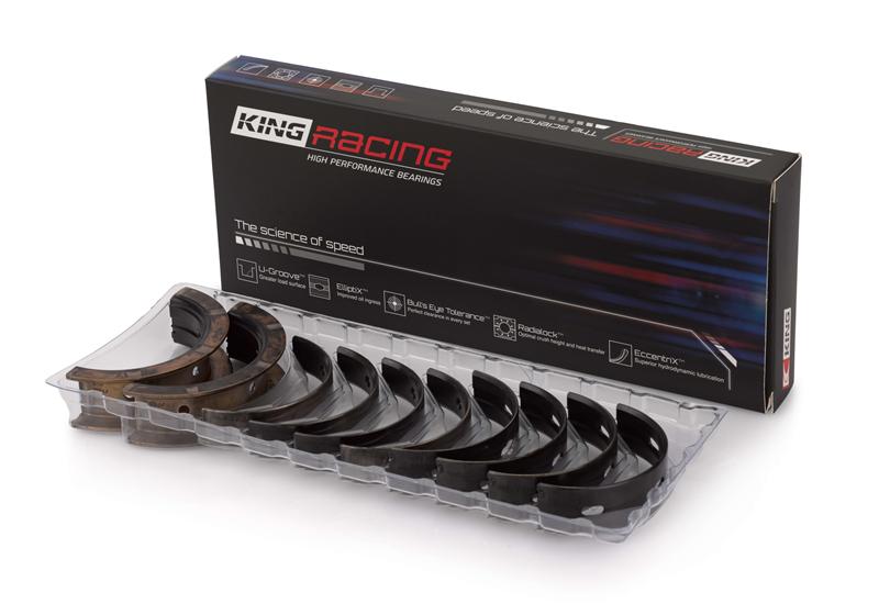 King Engine Bearings King Mitsubishi 4G63/4G64 6 Bolt 1st Gen DSM Performance Main Bearing Set - Size +0.25mm