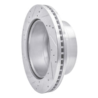 R1 Concepts R1 11-22 Ford F-350 Super Duty 2WD Rear Right Drilled & Slotted Silver Brake Rotor
