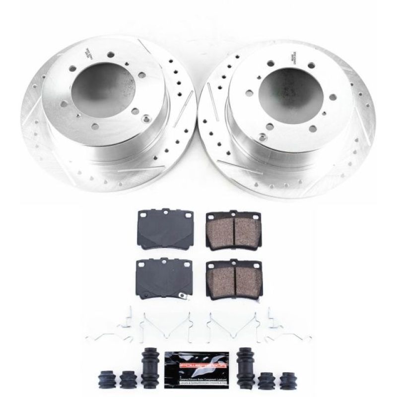PowerStop Power Stop 97-04 Mitsubishi Montero Sport Rear Z23 Evolution Sport Brake Kit