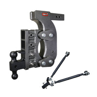 GEN-Y Hitch Gen-Y The Boss Torsion-Flex 2.5in Receiver 15in Drop Hitch w/Dual-Ball/Pintle Lock/Stab Kit