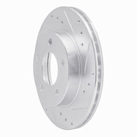 R1 Concepts R1 90-90 Pontiac 6000 Rear Right Drilled & Slotted Silver Brake Rotor