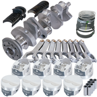 Eagle Chevy LT1 350 1Pc 3.480in Crank 5.700in H-Beam -3.7cc 4.030in Pistons Rotating Assembly