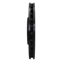 R1 Concepts R1 08-15 Mitsubishi Lancer Front Right Drilled & Slotted Black Brake Rotor