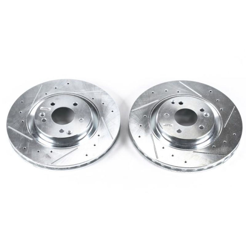 PowerStop Power Stop 04-07 Mercedes-Benz C230 Front Evolution Drilled & Slotted Rotors - Pair