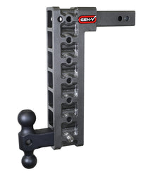 GEN-Y Hitch Gen-Y Mega Duty 2in Shank 15in Drop 10K Hitch w/Dual-Ball (Use w/Stabilizer Kit GH-0100)