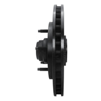 R1 Concepts R1 97-00 Ford Expedition Front Right Drilled & Slotted Black Brake Rotor