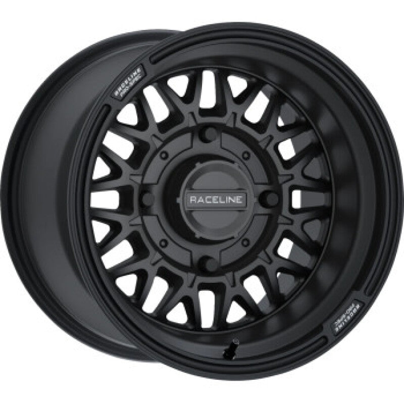 Raceline A13B Omega 15x7in/4x156 BP / 10mm Offset /132.5mm Bore - Satin Black Wheel