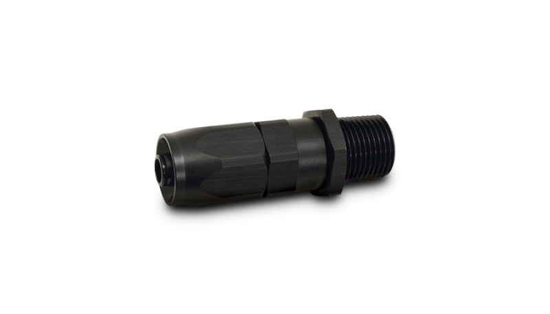 Vibrant -6AN Male NPT Straight Hose End Fitting - 1/8 NPT