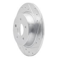 R1 Concepts R1 75-87 Volvo 242 Front Right Drilled & Slotted Silver Brake Rotor