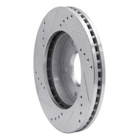 R1 Concepts R1 1979-1998 Buick Riviera Front/Rear Right Drilled & Slotted Silver Brake Rotor