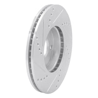 R1 Concepts R1 16-25 Mazda 2 (Mexico) Front Right Drilled & Slotted Silver Brake Rotor
