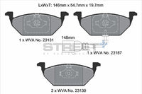 PAGID Racing T8164SP2001 STREET+ Brake Pads