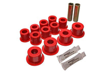 Energy Suspension 91-94 Ford Explorer/Bronco II 2WD/4WD Red Rear Leaf Spring Bushing Set