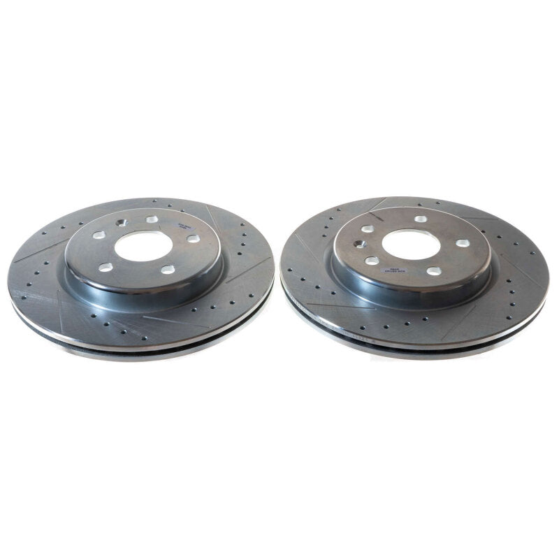 PowerStop Power Stop 19-21 Cadillac XT4 Rear Evolution Drilled & Slotted Rotor - Pair