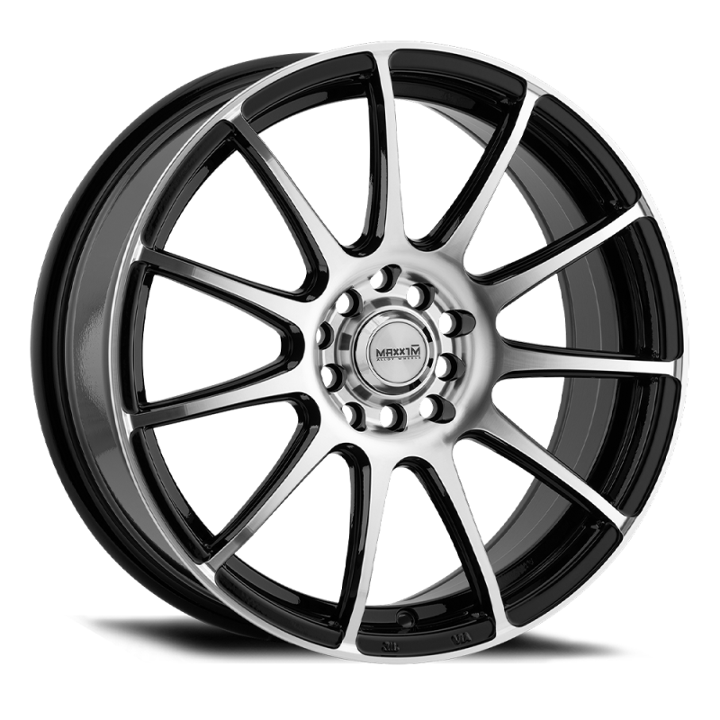 Konig Maxxim Champ 17x7 8x100/108 ET40 Machined Face / Gloss Black