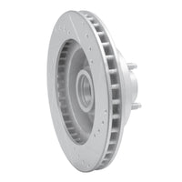 R1 Concepts R1 73-73 Ford Country Squire Front Left Drilled & Slotted Silver Brake Rotor