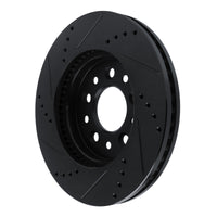 R1 Concepts R1 04-07 Ford Freestar Front Right Drilled & Slotted Black Brake Rotor