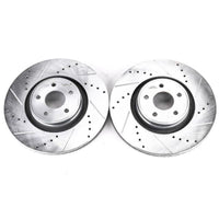 PowerStop Power Stop 13-18 Ford Focus Front Evolution Drilled & Slotted Rotors - Pair