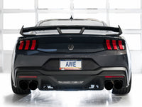 AWE Tuning AWE 2024 Ford Mustang Dark Horse S650 RWD SwitchPath Cat-Back Exhaust w/ Quad Diamond Black Tips