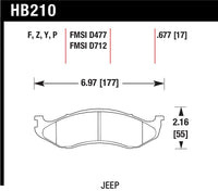 Hawk Performance Hawk LTS Street Brake Pads