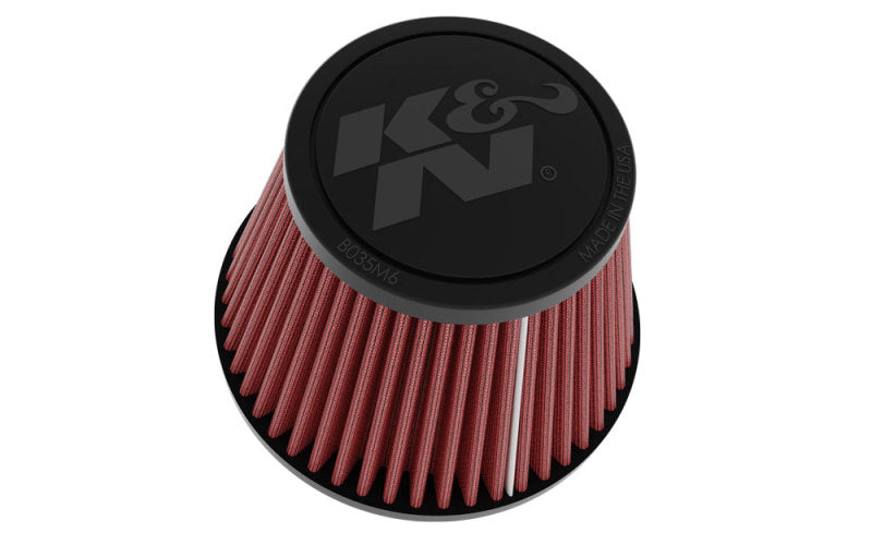 K&N Engineering K&N Universal Clamp-on Air Filter 2in Flange ID 5-3/16in Base 3-1/2in Top 3-11/16in Height w/ Vent